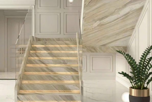Đá Marble Ajax ốp lát cầu thang