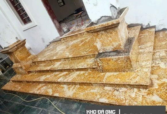 Đá granite G600 ốp lát bậc tam cấp